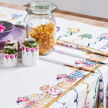 TOVAGLIA X 6 COTONE  STAMPA DIGITALE CM 140X180 