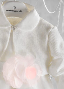 VESTINA BATTESIMALE INVERNALE CON CAPPELLINO 