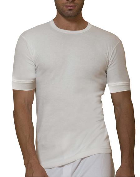 maglia-uomo-misto-lana-mezza-manica-girocollo