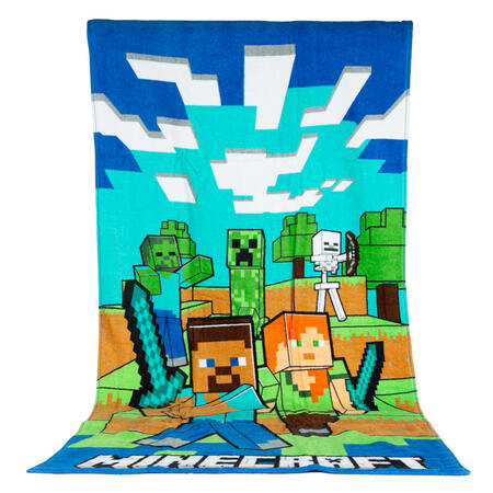 telo-mare-spugna-di-cotone-cm-70x140-minecraft