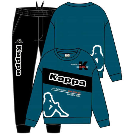 tuta-ragazzo-felpa-kappa-girocollo