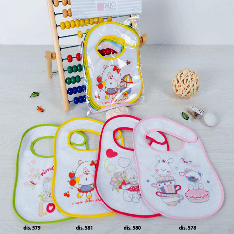 BAVETTA IN CONFEZIONE DA 6 PZ CON CHIUSURA VELCRO RETRO PVC Gruppo Maccarrone Ingrosso Abbilgiamento e Biancheria