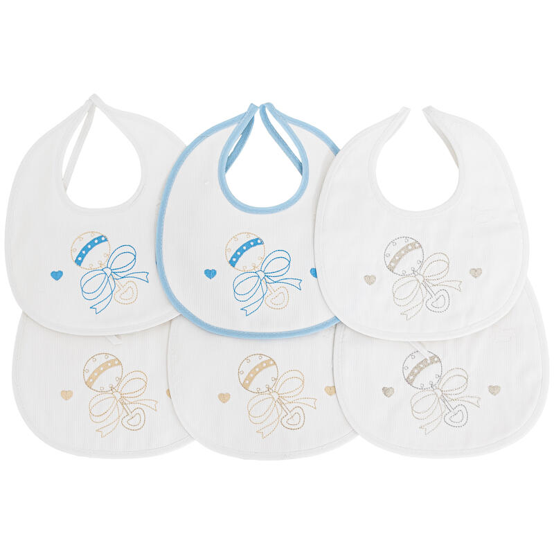 BAVETTE SCATOLATA X 6 IN PIQUET Gruppo Maccarrone Ingrosso Abbilgiamento e Biancheria