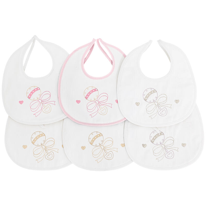 BAVETTE SCATOLATA X 6 IN PIQUET Gruppo Maccarrone Ingrosso Abbilgiamento e Biancheria