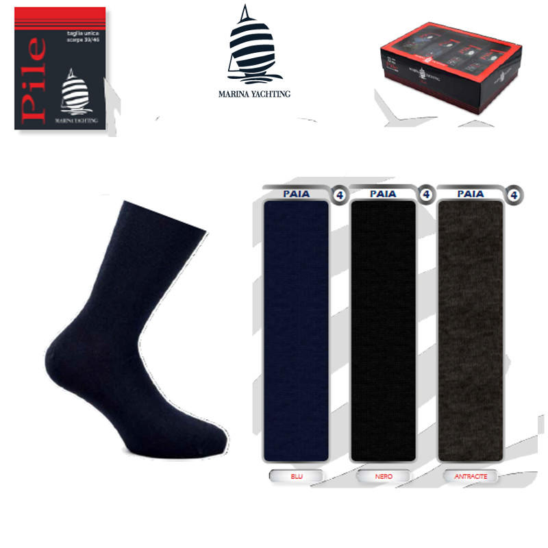 CALZA UOMO CORTA PILE Gruppo Maccarrone Ingrosso Abbilgiamento e Biancheria