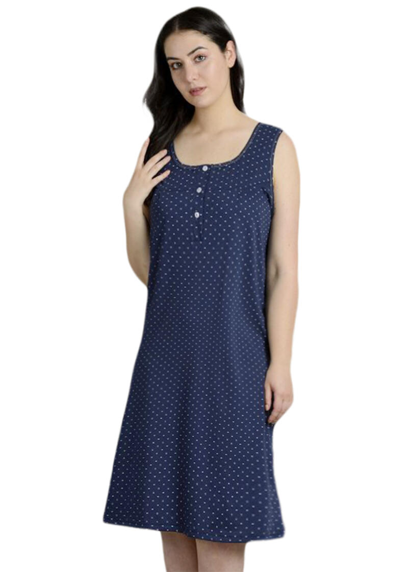 CAMICIA DA NOTTE DONNA SPALLA LARGA JERSEY Gruppo Maccarrone Ingrosso Abbilgiamento e Biancheria