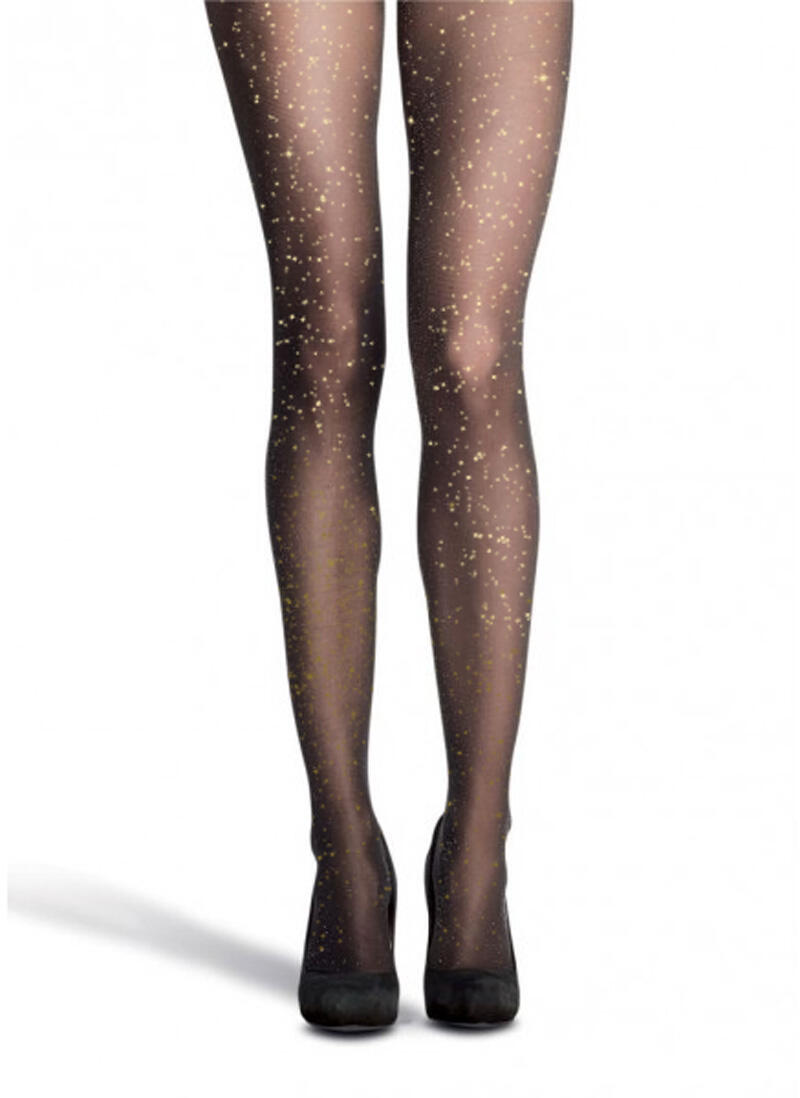 COLLANT DONNA LUREX FANTASIA NATALIZIA POLVERE DI STELLE Gruppo Maccarrone Ingrosso Abbilgiamento e Biancheria