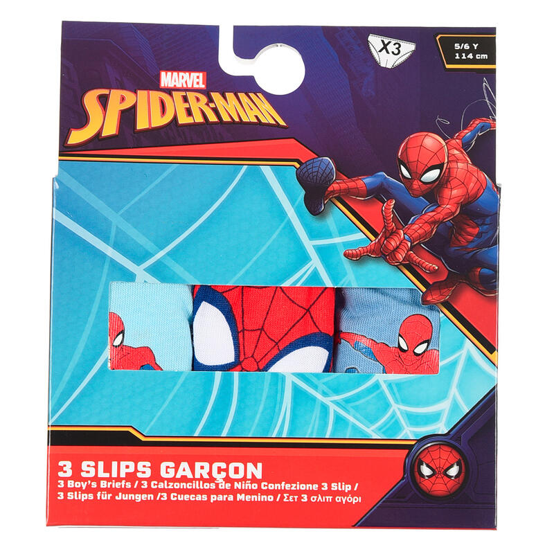 CONFEZIONE 3 PAIA SLIP BIMBO COTONE SPIDERMAN Gruppo Maccarrone Ingrosso Abbilgiamento e Biancheria