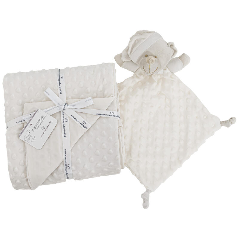 COPERTA CULLA BUBBLE + ORSETTO DOUDOU Gruppo Maccarrone Ingrosso Abbilgiamento e Biancheria