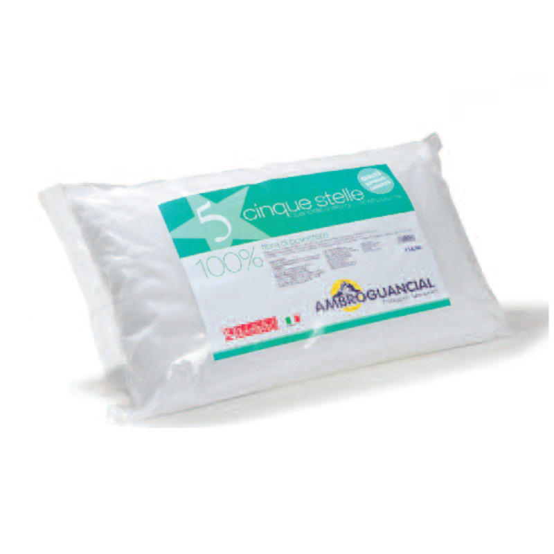 GUANCIALE 5 STELLE 50X80 Gruppo Maccarrone Ingrosso Abbilgiamento e Biancheria