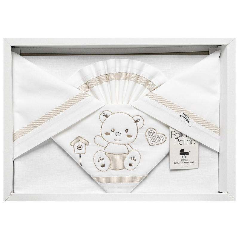 LENZUOLO 3 PZ CULLA RICAMATO Gruppo Maccarrone Ingrosso Abbilgiamento e Biancheria