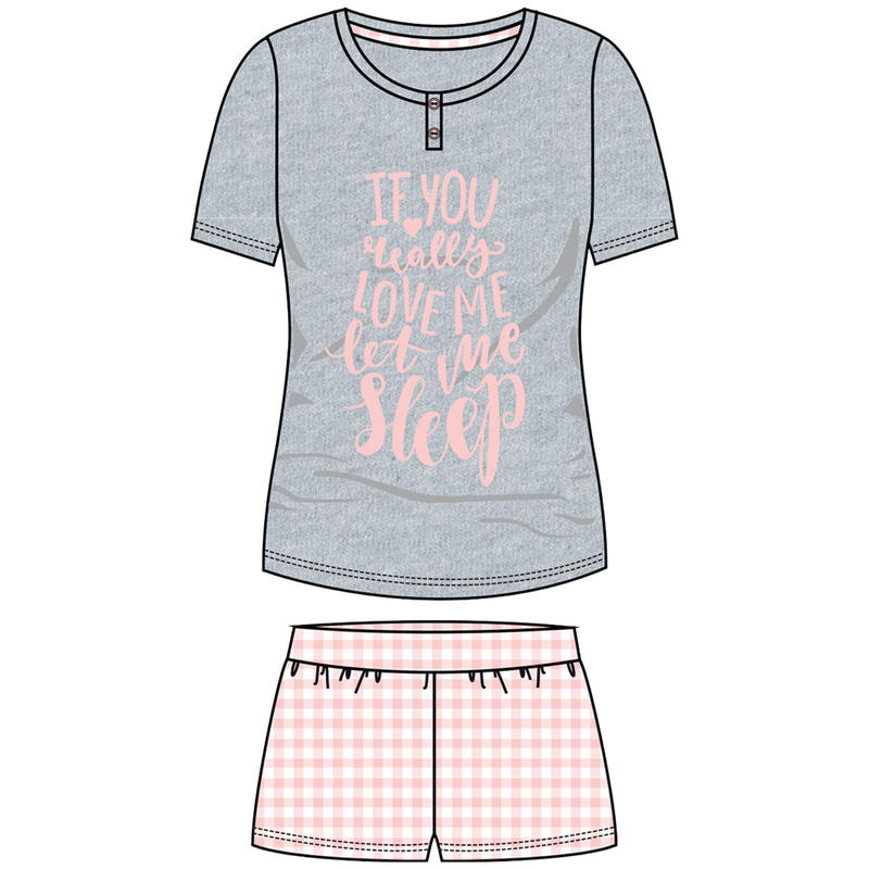 PIGIAMA DONNA MEZZA MANICA PANTALONCINO Gruppo Maccarrone Ingrosso Abbilgiamento e Biancheria