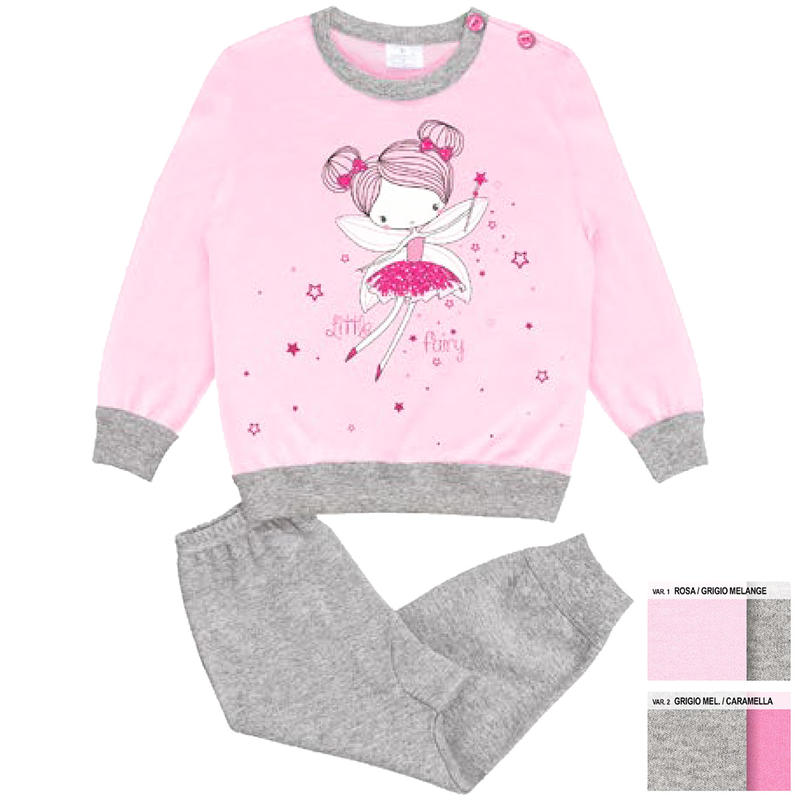 PIGIAMA NEONATA CALDO COTONE Gruppo Maccarrone Ingrosso Abbilgiamento e Biancheria