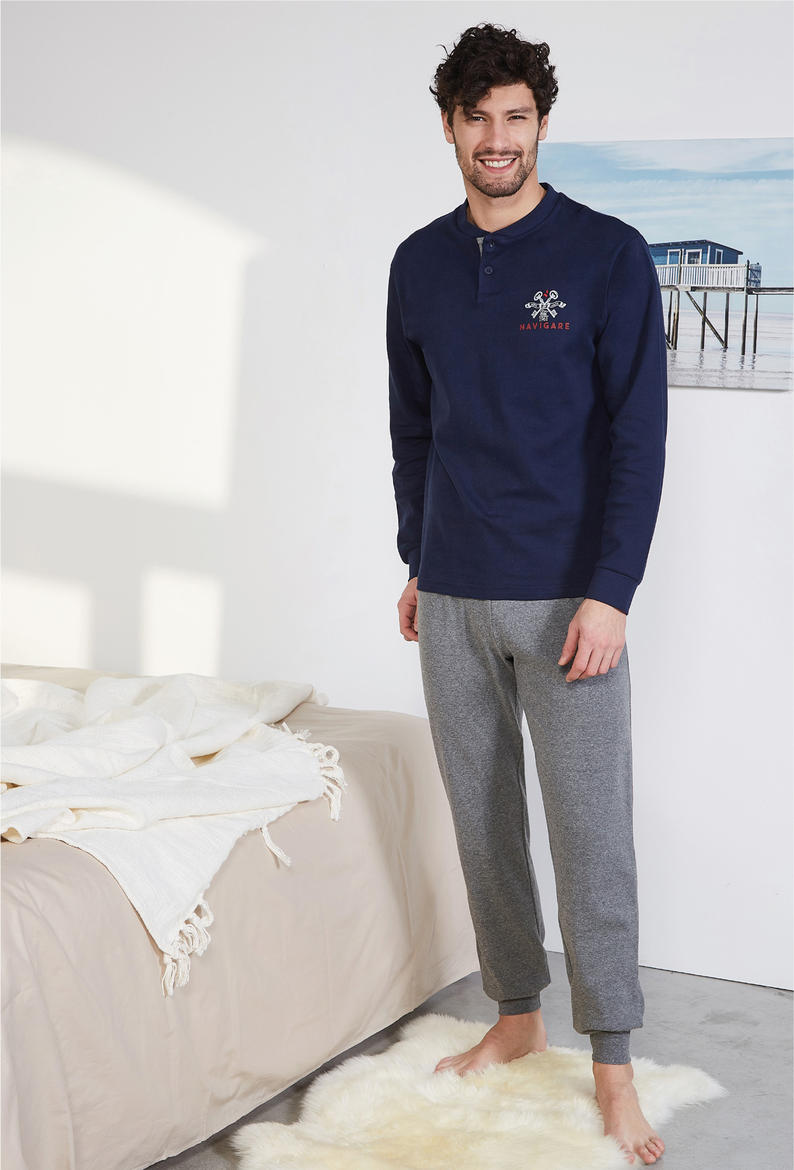 PIGIAMA UOMO INTERLOCK Gruppo Maccarrone Ingrosso Abbilgiamento e Biancheria