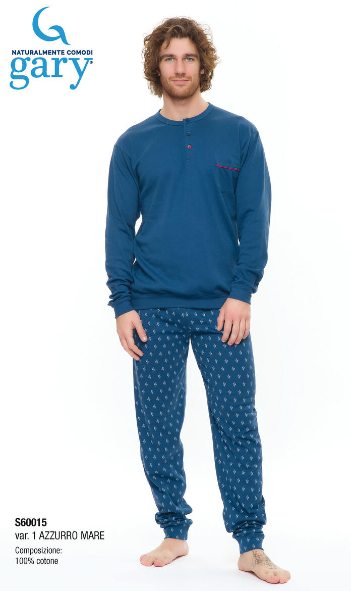 PIGIAMA UOMO INTERLOCK Gruppo Maccarrone Ingrosso Abbilgiamento e Biancheria