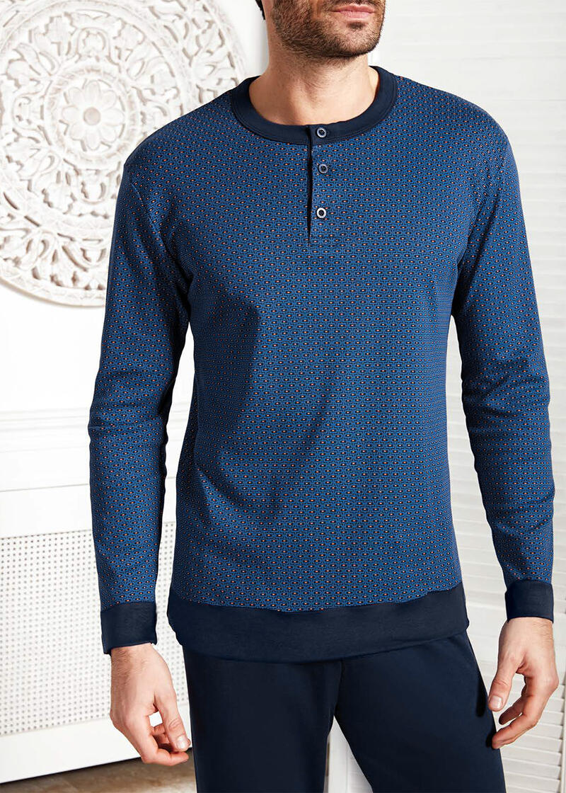 PIGIAMA UOMO INTERLOCK Gruppo Maccarrone Ingrosso Abbilgiamento e Biancheria