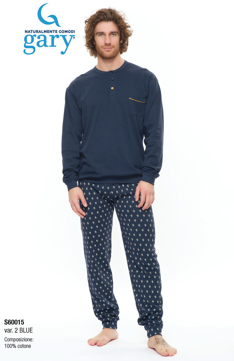 PIGIAMA UOMO INTERLOCK Gruppo Maccarrone Ingrosso Abbilgiamento e Biancheria