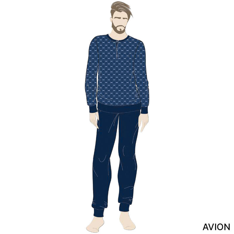 PIGIAMA UOMO INTERLOCK Gruppo Maccarrone Ingrosso Abbilgiamento e Biancheria